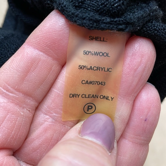 Calvin Klein wool mix,  black, short sleeve,  dress - Picture 9 of 9